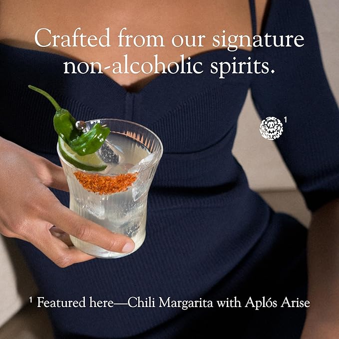 Aplós Canned Variety Pack of Non-Alcoholic Cocktails, Formulated with Adaptogens and Botanicals, Low Calorie, No Added Sugar Beverage (8 Pack, Ume Spritz & Chili Margarita)
