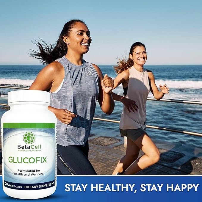 Glucofix - Berberine Supplement - Herbal Supplement with Cinnamon, Gymnema, Berberine, Bitter Melon, and Turmeric - 120 Capsules