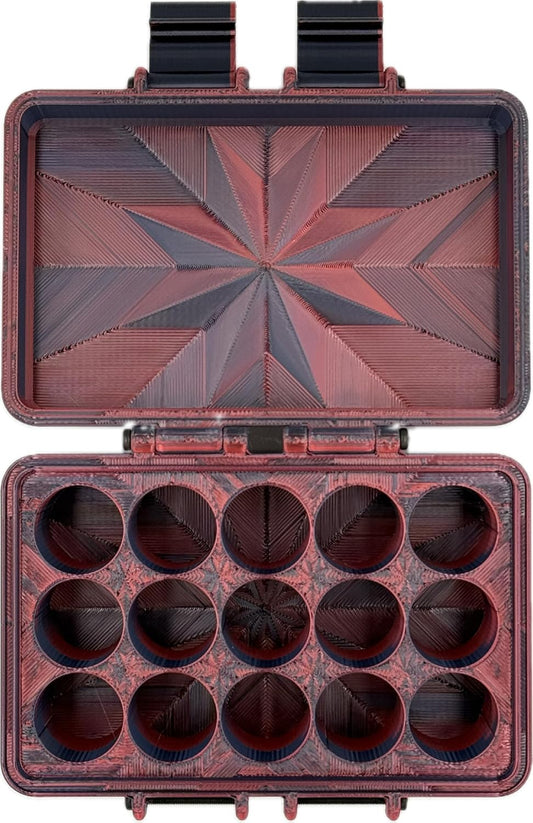 3D Printed Essential Oils Storage Case Compatible with Young Living 5ml Essential Oils - 5ml Bottle Storage Box with 15 Slots - Essential Oil Carrying Case, 16mm Max Diameter, 35mm Max Height