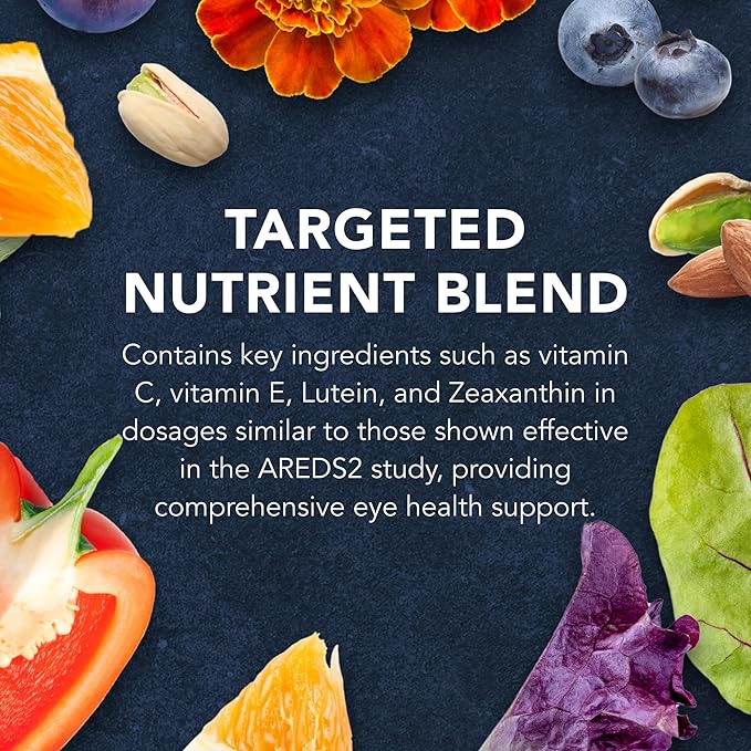 Doctor’s Advantage Macular Shield Eye Vitamins 120 Capsules | Lutein and Zeaxanthin Supplements with AREDS 2® Ingredients for Macular Degeneration Support