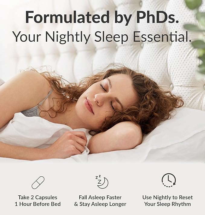 BIOptimizers Sleep Breakthrough Capsules - Natural Support Supplement | Calming Relief Aid for Adults | Non-Habit Forming | 60 Capsules