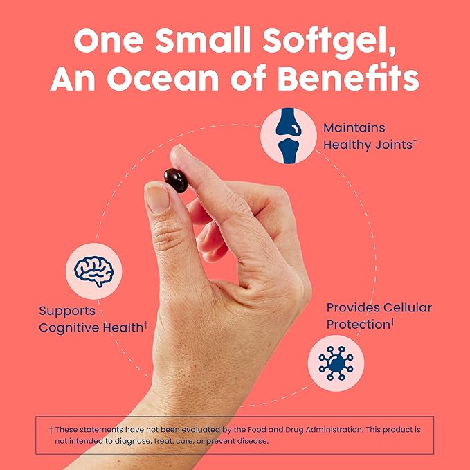 NativePath Wild-Caught Antarctic Krill Oil 500mg - Premium Astaxanthin 200mcg Phospholipid-Bound Omega-3 EPA DHA - Pure Formula GMP Certified Third Party Tested - 30 Softgels