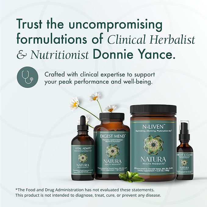 Natura Health Products Lung & Bronchial Tonic - Soothes and Tonifies The Respiratory System - Featuring Mullein Leaf Extract, Thyme, Fenugreek, Lobelia and Plantain (4 Fluid Ounces)