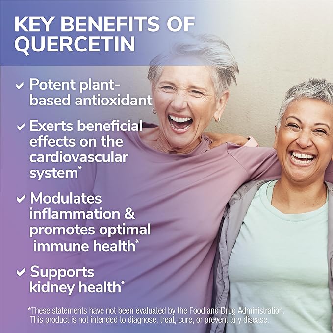 Tesseract Medical Research QuerciSorb QR Immune Support Supplement, Quick Release Quercetin, Supports Immune Function and Overall Health* Hypoallergenic, 400 mg, 90 Capsules