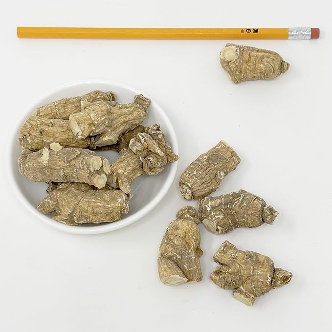 DOL Hand Selected Cultivated Wisconsin American Ginseng Pearl Ginseng 花旗参/西洋参 精选珍珠参 - in Box. (Large 4oz/Box*4)