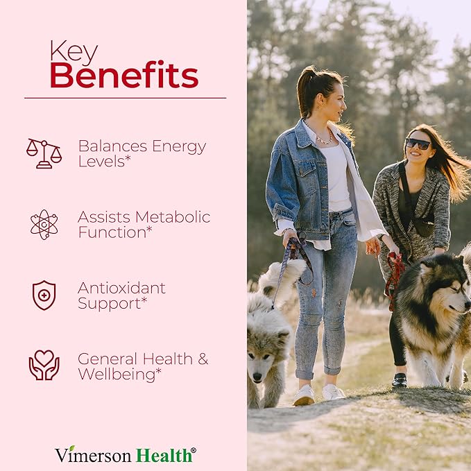 Vanadium with Chromium - Chromium Vanadium Supplement for Caffeine Free Energy and Metabolism Support. With Alpha Lipoic Acid, Cinnamon, Banaba Leaf & Bitter Melon Fruit. Non-GMO. Vegan. 60 Capsules