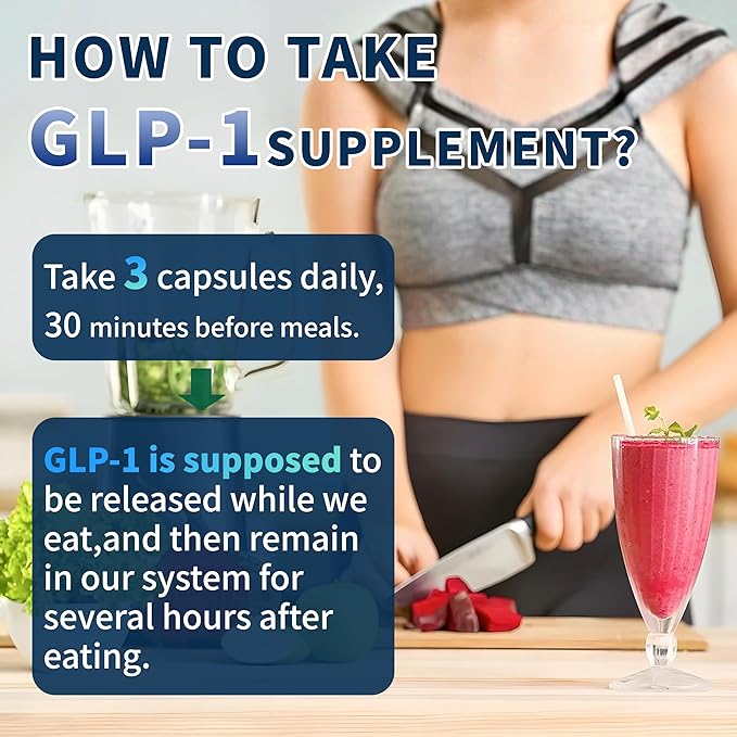 GLP-1 Supplement Support, GLP Activated Natural Formula, GLP-1 metabolic Supplement,Curb Cravings & Support Metabolic Health