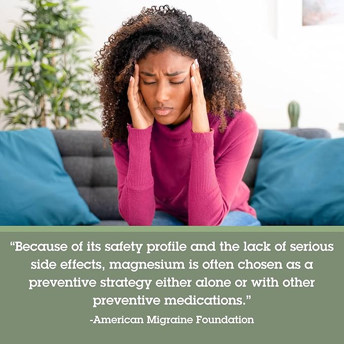 Quantum Health MigShield Magnesium Supplement with Riboflavin & CoQ10 Helps Promote Proper Function of Brain Heart & Muscles Daily Nutritional Essentials for Women & Men - 60 Tablets