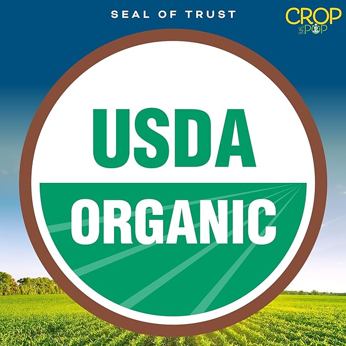 CROP BY POP - Organic Raw Pumpkin Seeds (32 Oz - 2 LB) Packed Fresh in Resealable Bag - USDA Organic, Non GMO - Naturally Grown, Vegan, Kosher