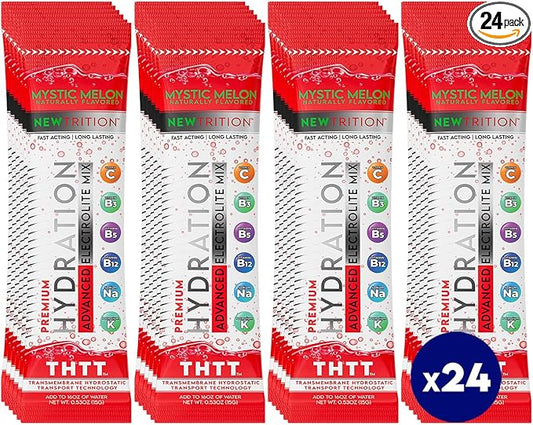 Hydration Powder, Electrolyte Powder Packets, Naturally Flavored Hydrating Packets for Water, Fast Acting Hydrate Electrolytes with Vitamins C & D