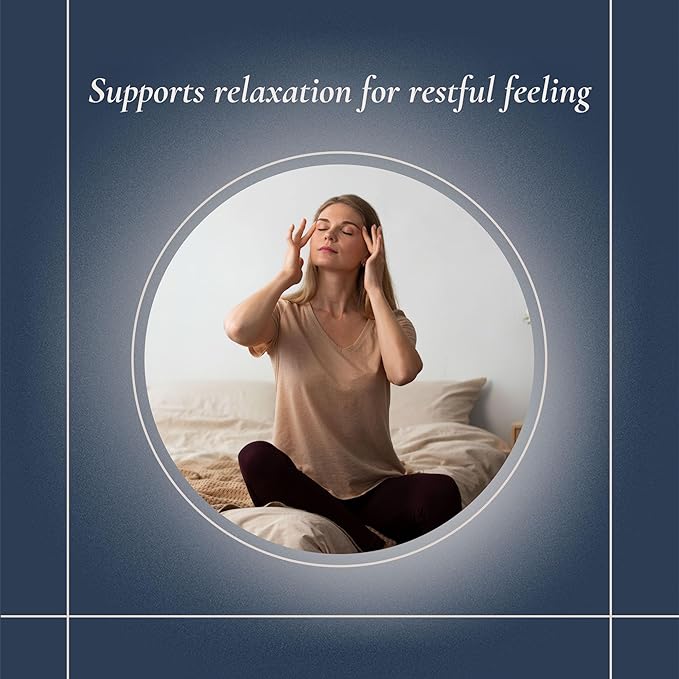 LunElla Restful Support for Women 40+ | Supports Restfulness & Relaxation | Vegan, Gluten-Free, Non-Habit Forming Supplement | Levagen Pea & Saffron | 60 Capsules