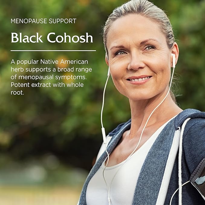 Vitanica Black Cohosh, Cimicifuga Extract Plus, Vegan, 60 Capsules