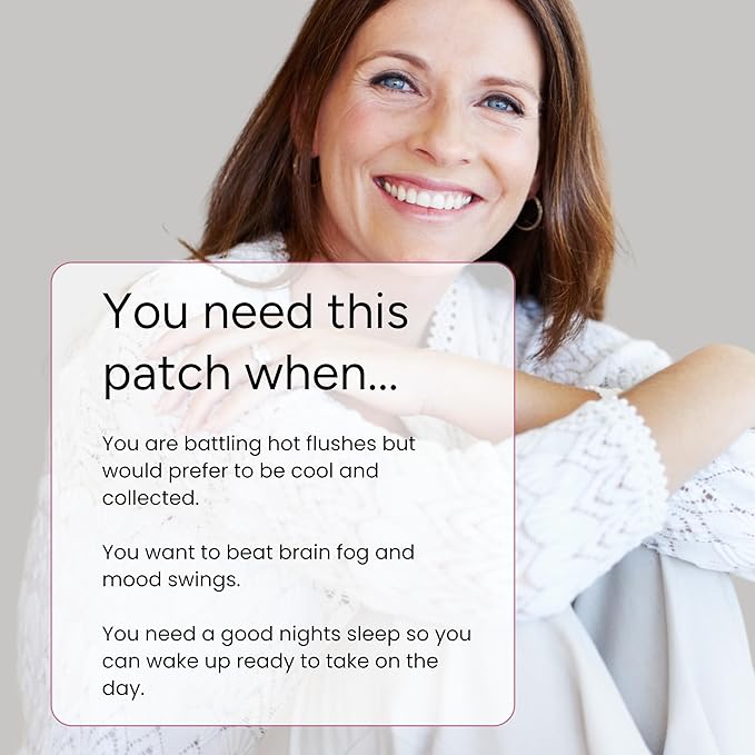 Menopause Patch | Black Cohosh, Damiana, Valerian, Ginger | 30 Patches