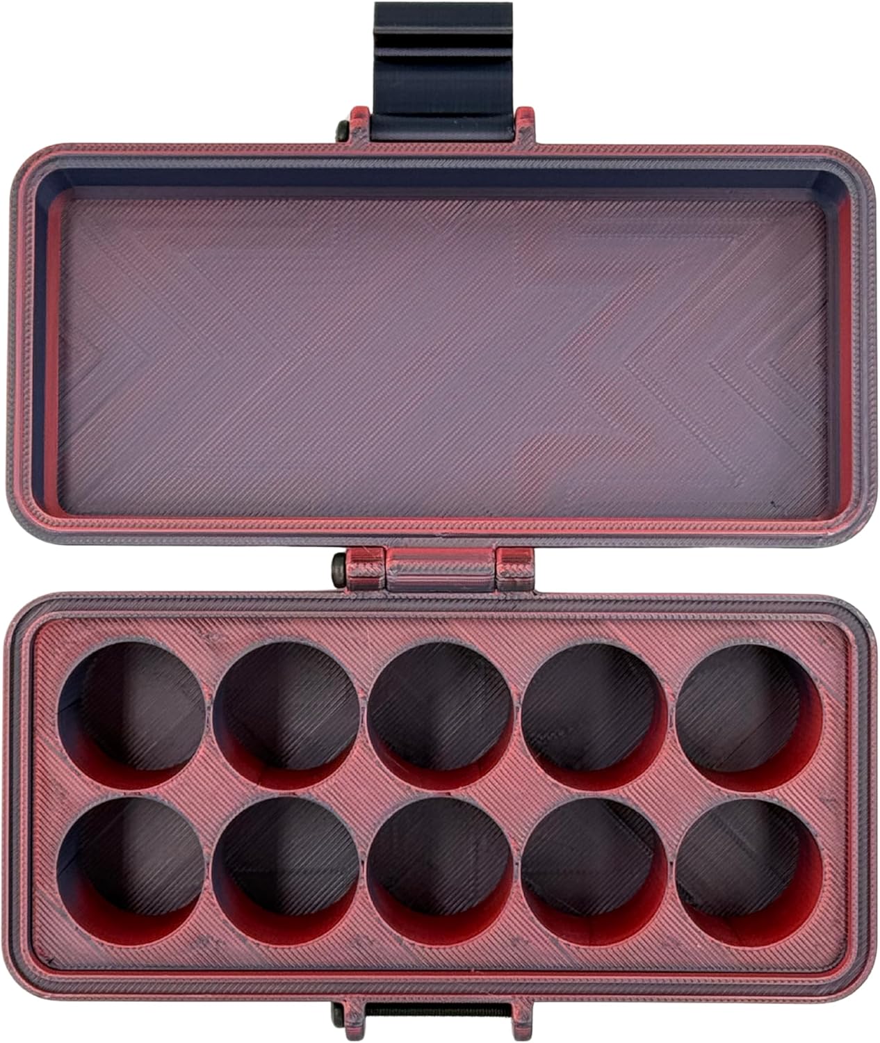 3D Printed Essential Oils Storage Case Compatible with Young Living 5ml Essential Oils - 5ml Bottle Storage Box with 10 Slots - Essential Oil Carrying Case, 16mm Max Diameter, 35mm Max Height