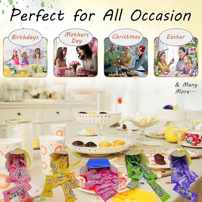 Gluten-Free Mima's Summer Mega Sale Candy - (2LB) Banana Deliciously Stretchy Candy for Thanksgiving, Snacking and Sharing - Taffy Treats Individually Wrapped