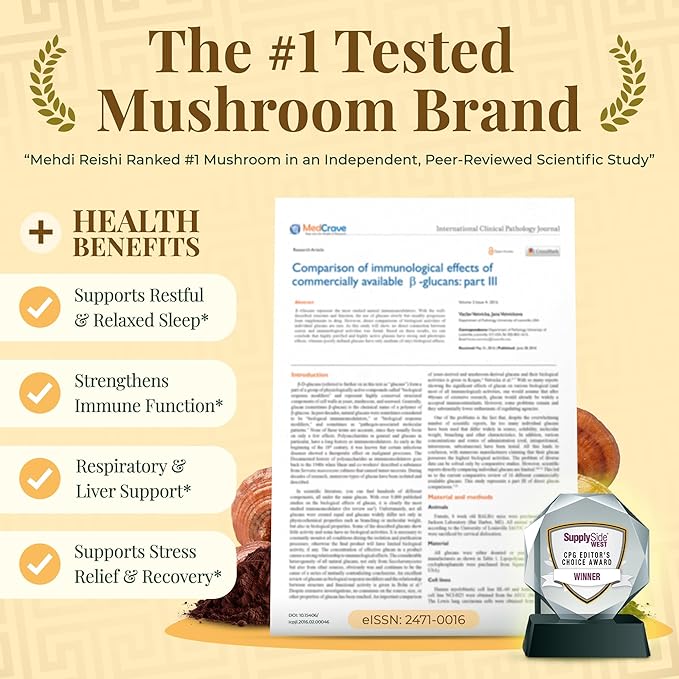 Organic Reishi Mushroom Spores 30 Servings - 100% Pure, Premium and Organic Spores-Ganoderma Lucidum, Lingzhi - High Potency Triterpenes (30 Grams)