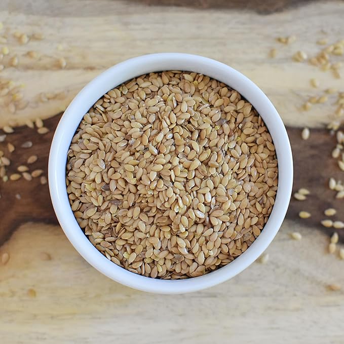 Anthony's Organic Whole Golden Flaxseeds, 1.5 lb, Gluten Free, Non-GMO, Vegan