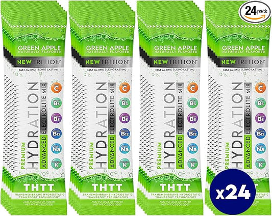 Hydration Powder, Electrolyte Powder Packets, Naturally Flavored Hydrating Packets for Water, Fast Acting Hydrate Electrolytes with Vitamins C & D
