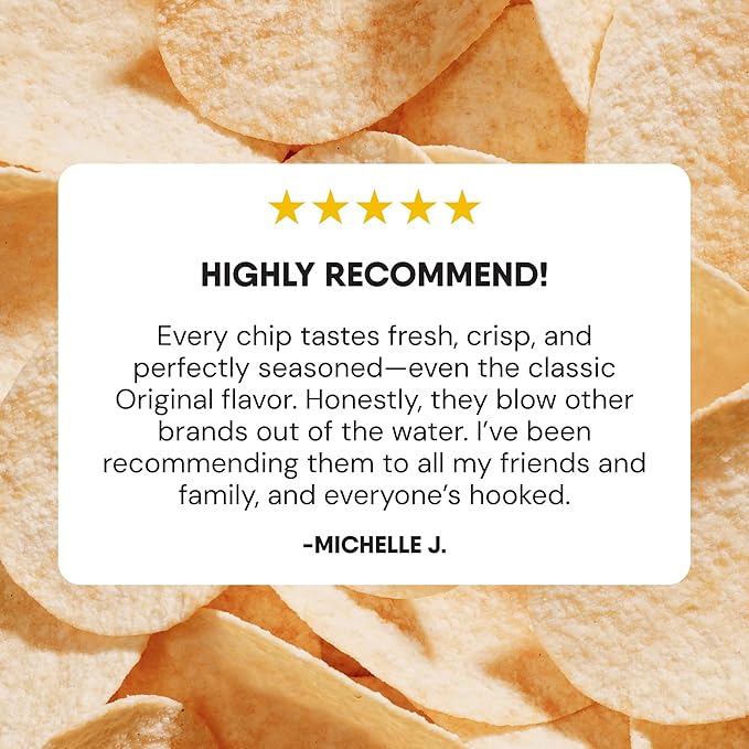 The Good Crisp Company, Good Crisps Minis (Variety Pack, 1.6 Ounce, Pack of 8) Contains: 4 Original and 4 Sour Cream & Onion