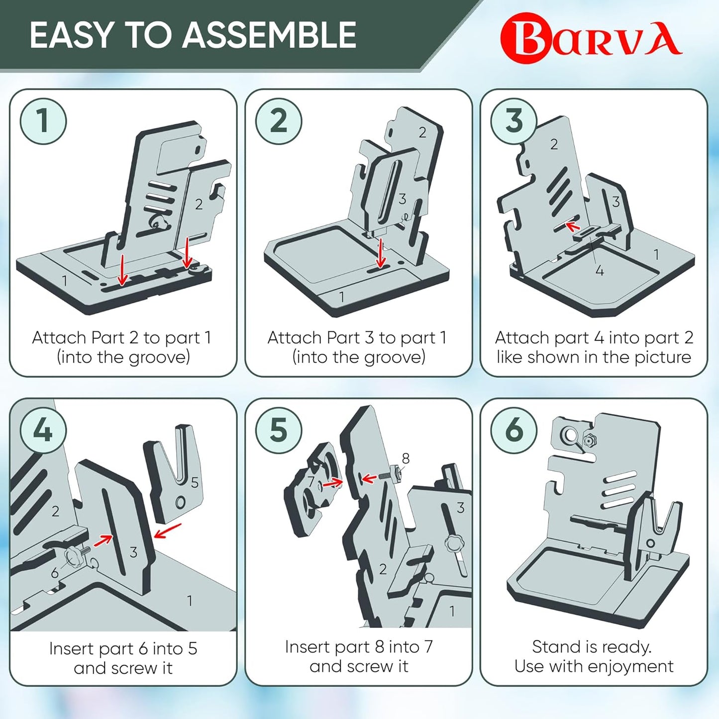BarvA Phone Docking Station with Patented Adaptive Wood Gun Rack | Night Stand Smart Watch & Phone Stand | Charging Station Desk Organizer | Gun Accessories Storage and Organization