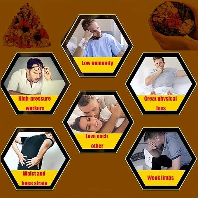 Kidney Tea Formula Ginseng Six Treasure Tea for Detox | 50 Bags | 6 Precious Ingredients Formula | Support Kidney and Liver Health | For Men and Women