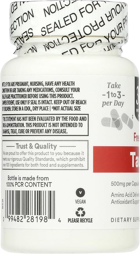 365 by Whole Foods Market, Taurine 500mg, 60 Count