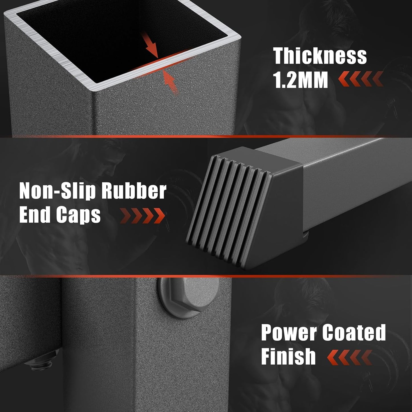 3-Tier Dumbbell Rack, 1200LB Capacity Adjustable Weight Rack for Home Gym, Heavy-Duty Weight Stand for Dumbbells Kettlebells & Weight Plates(Rack Only)