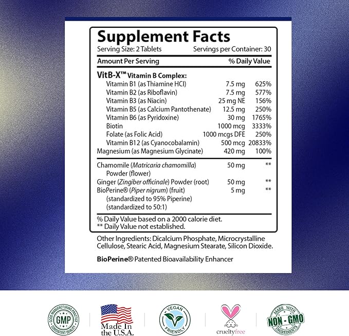 Research Verified Leg Cramps - Magnesium, B Vitamins, Ginger, Chamomile, BioPerine - Circulation Support - Vegan - 180 Capsules, 3 Month Supply