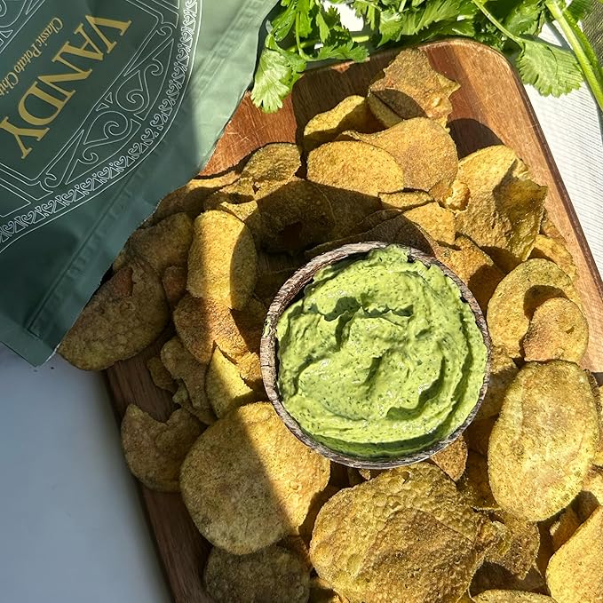 Vandy Crisps Potato Chips - Seed Oil Free Snacks - Gluten Free Potato Chip - Made with Potatoes, Grass-Fed Beef Tallow, Sea Salt, & Herbes de Provence Blend - 2 Pack, 5 Ounce Each (Herbes de Provence)