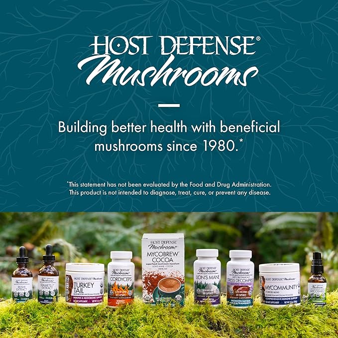 Host Defense Reishi Extract - Heart & Immune Health Support Supplement - Mushroom Supplement to Support Energy & Vitality - Reishi Supplement to Aid Overall Well-Being - 1 fl oz (30 Servings)*