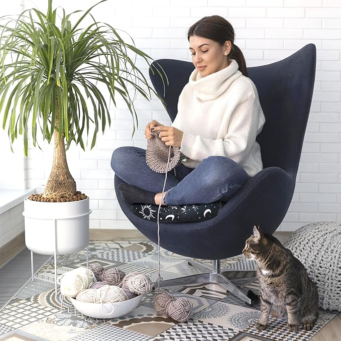 Hemorrhoid Pillows for Sitting Donut Gel Ergonomic Sun Moon Seat Cushion for Long Sitting Tailbone Pain After Surgery Relief Office Chair Pillow for Butt Cute Coccyx Car Drivers Postpartum Pregnancy
