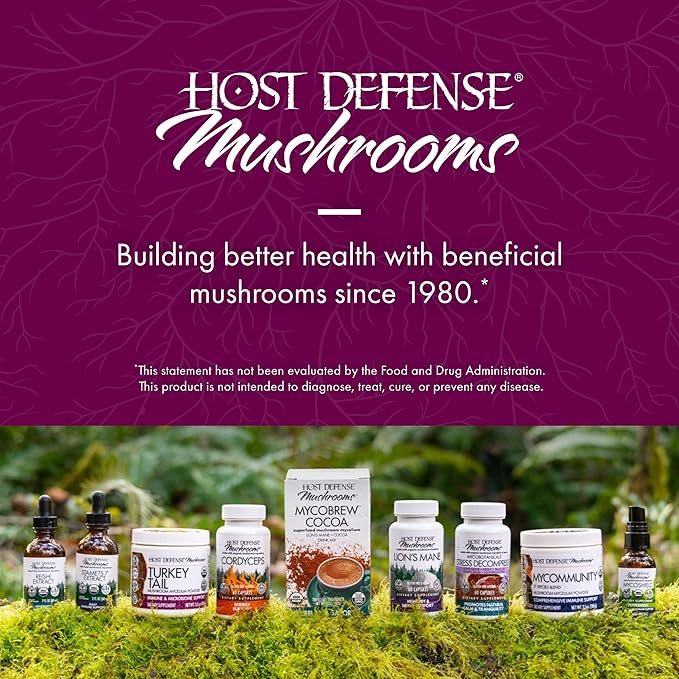 Host Defense Turkey Tail Extract - Digestive Health & Immune Response Support Supplement - Mushroom Supplement for Gastrointestinal & Gut Microbiome Support - 2 fl oz (60 Servings)*