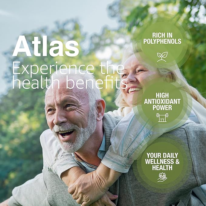 Atlas 1 LT Cold Press Extra Virgin Olive Oil in Glass Bottle, Polyphenol Rich from Morocco | Newly Harvested Unprocessed from One Single Family Farm | Moroccan Organic EVOO Trusted by Award-Winning Chefs